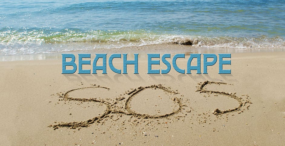 Beach escape logo Leiden